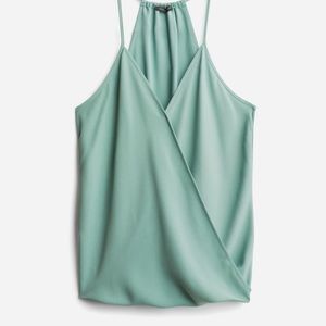 Papermoon (stitch fix brand) green blouse/sleeveless in mint green